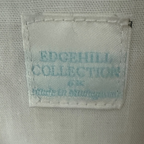 EDGEHILL COLLECTION Cream Dress with Pink Sash Flower Girl Easter Size 6X NWT - Picture 2 of 10